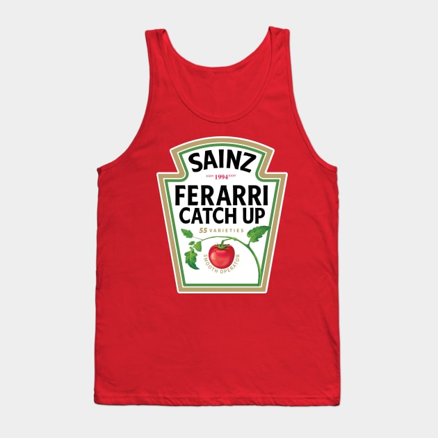 Carlos Sainz Ketchup Tank Top by Schroenuff